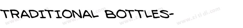 Traditional Bottles字体转换 Traditional Bottles字体转换